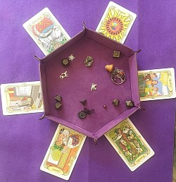 Tirage dés et breloques